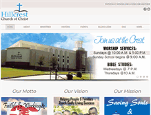 Tablet Screenshot of hillcrestcoc.net